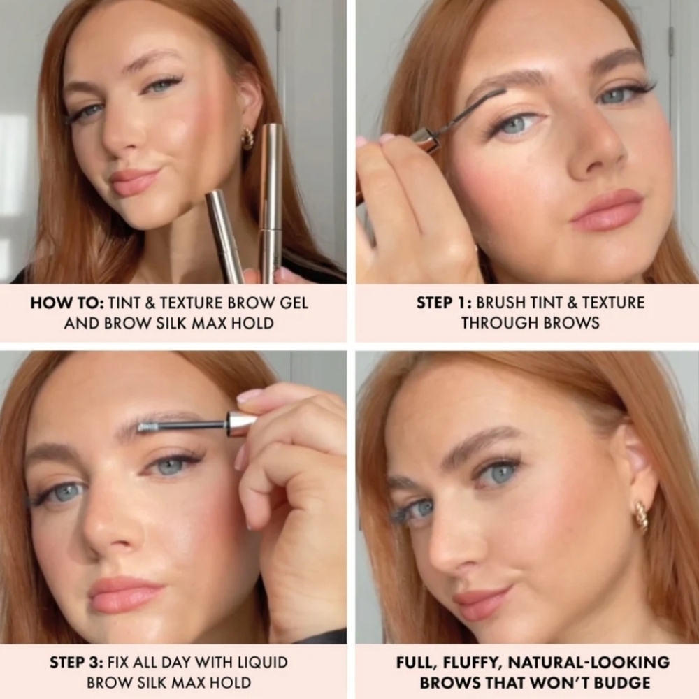 Iconic London Tint & Texture Brow Perfecting Gel: Chestnut Brown, NIB - Picture 3 of 4